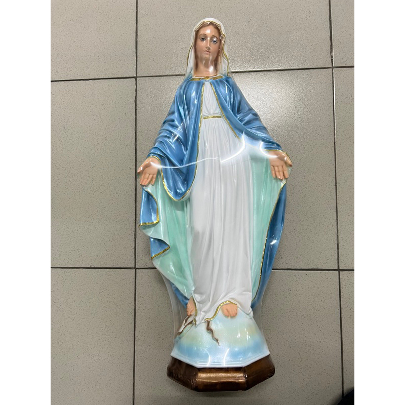 Tượng công giáo- Tượng đức mẹ bế chúa dân mg chúa vào đền thánh cao 65cm