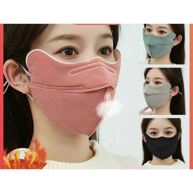 Khẩu trang chống tia UV thời trang 4D có thể giặt và tái sử dụng nhiều lần