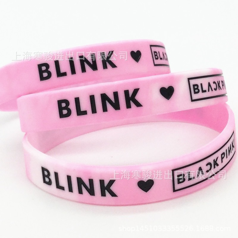 Vòng Tay Silicone BLACKPINK Giá Rẻ - 1 Cái