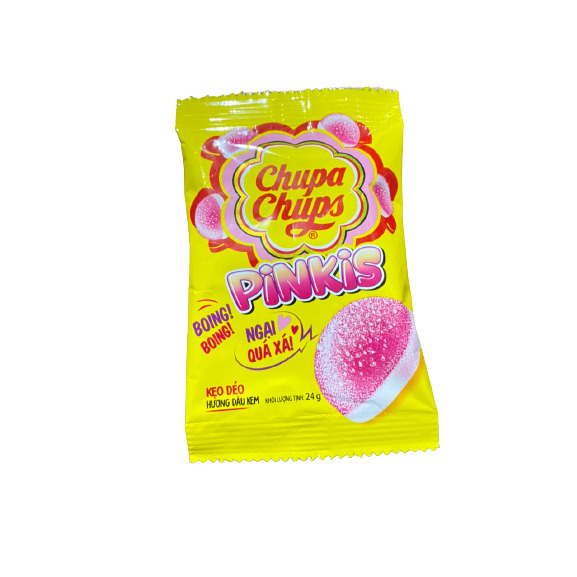 Kẹo Dẻo Hương Dâu Kem Pinkis Chupa Chups