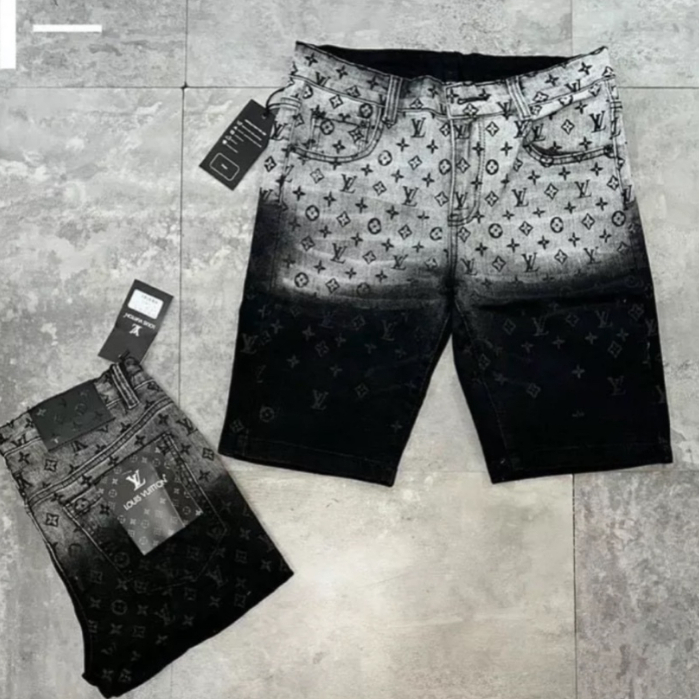 Quần short jean nam quảng châu cao cấp phối loang chất bò co dãn hàng chuẩn shop