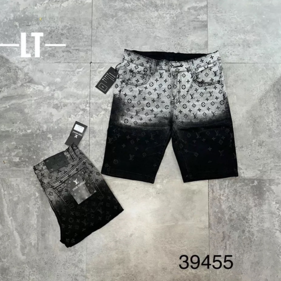 Quần short jean nam quảng châu cao cấp phối loang chất bò co dãn hàng chuẩn shop