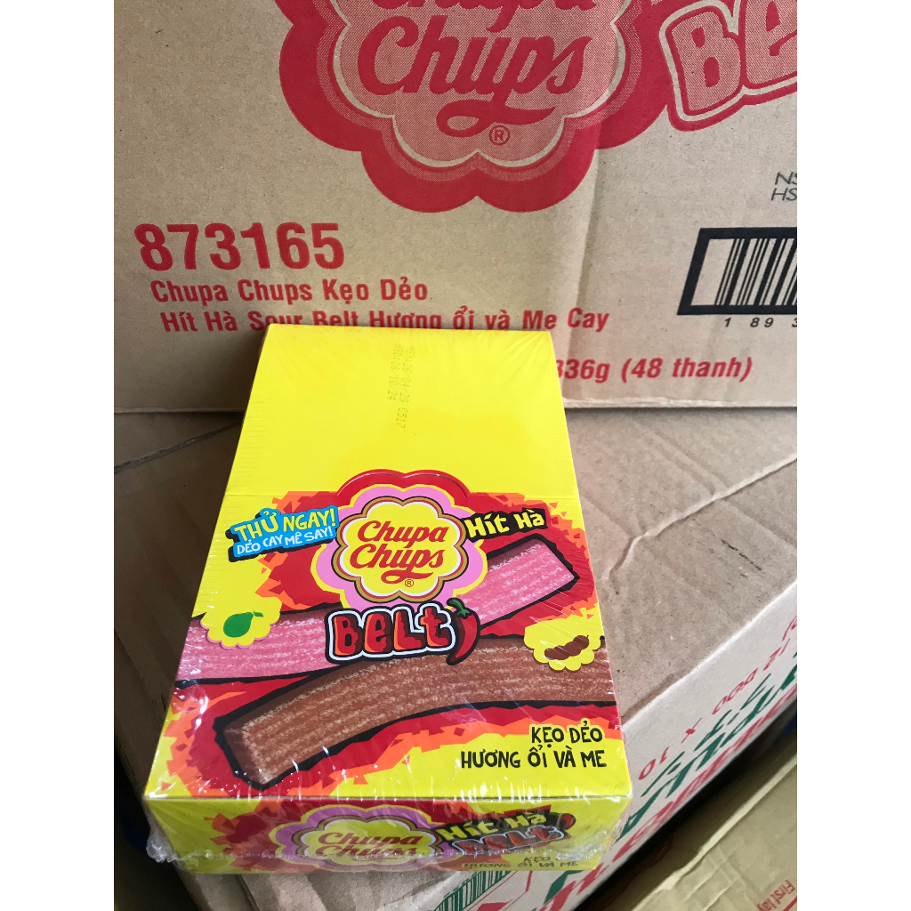 Kẹo Dẻo Hương Ổi Và Me Chupa Chups Hít Hà Belt