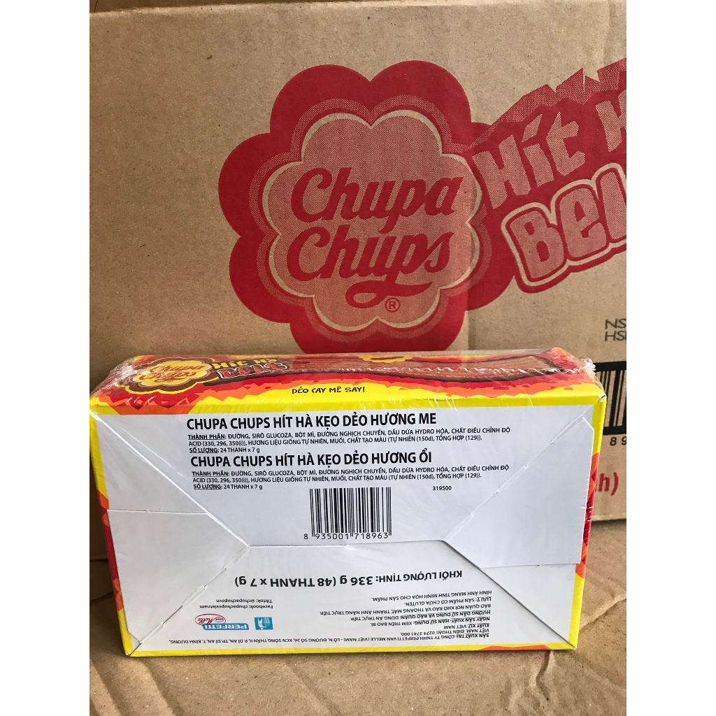 Kẹo Dẻo Hương Ổi Và Me Chupa Chups Hít Hà Belt