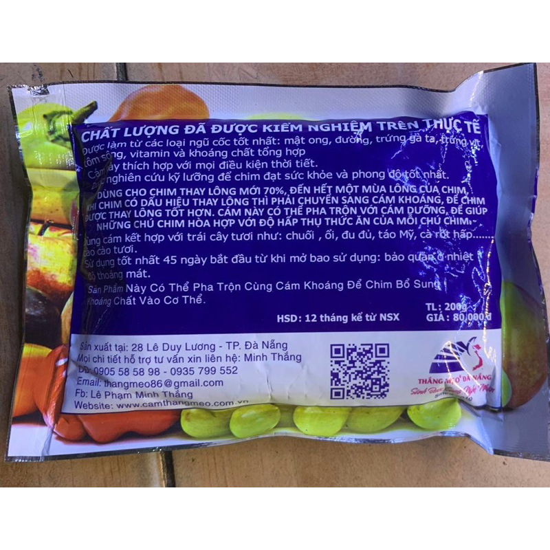 Cám Đấu Chào Mào Thắng Mẹo  - 200g