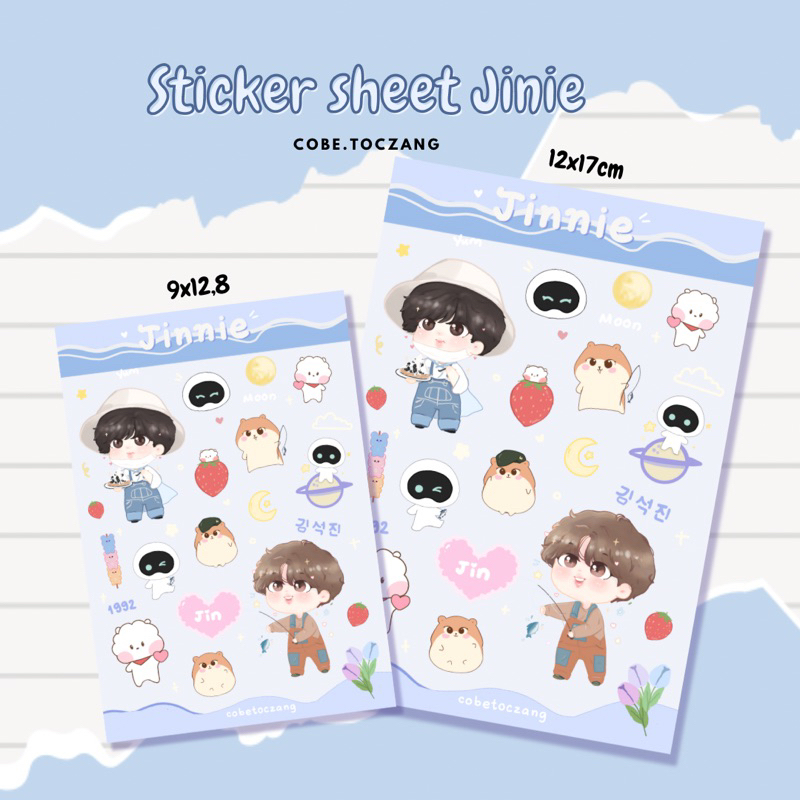 Sticker Jin BTS 🐟🐹💗 cobe.toczang