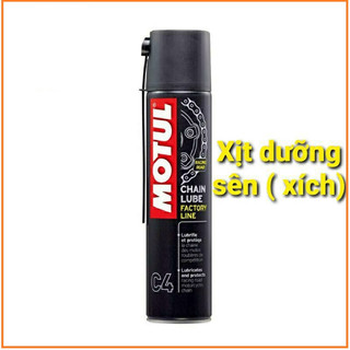 Chai xịt bảo dưỡng sên Motul Chain Lube Factory Line Racing Road C4 400ml