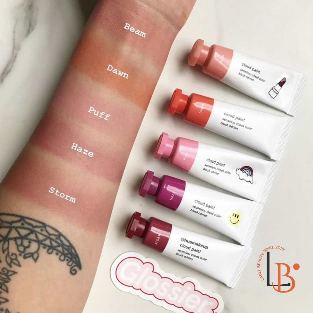 ✨ Má hồng dạng kem Glossier Cloud Paint - 𝐋𝐚𝐛𝐞𝐥.𝐛𝐞𝐚𝐮𝐭𝐲 ✨
