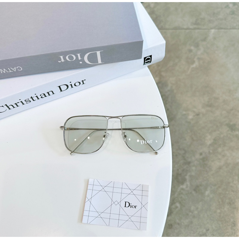 Kính râm oversize kim loại mảnh sang chảnh,kính mát má hồng UV400