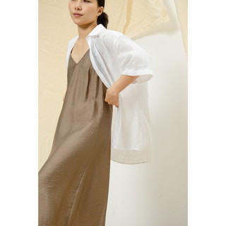 Rustea Sun Slip Dress - Đầm 2 dây cổ tim dáng dài maxi