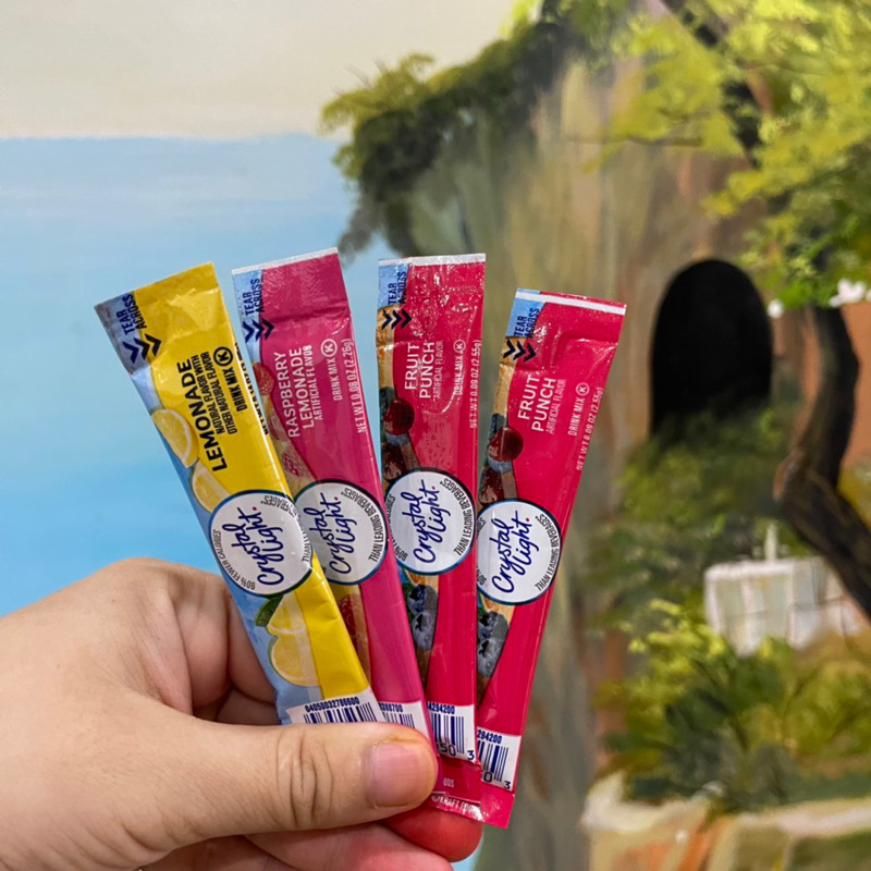 Crystal Light vị hoa quả  - For Keto, DAS, Lowcarb, Eatclean & Tiểu đường