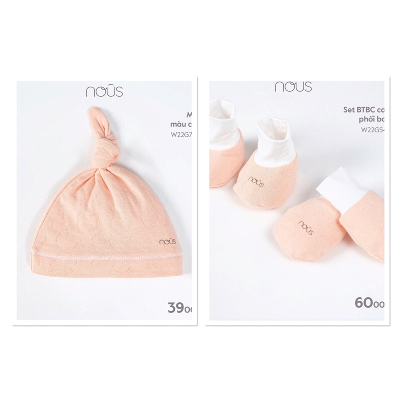 Phụ kiện mũ, bao tay chân nous