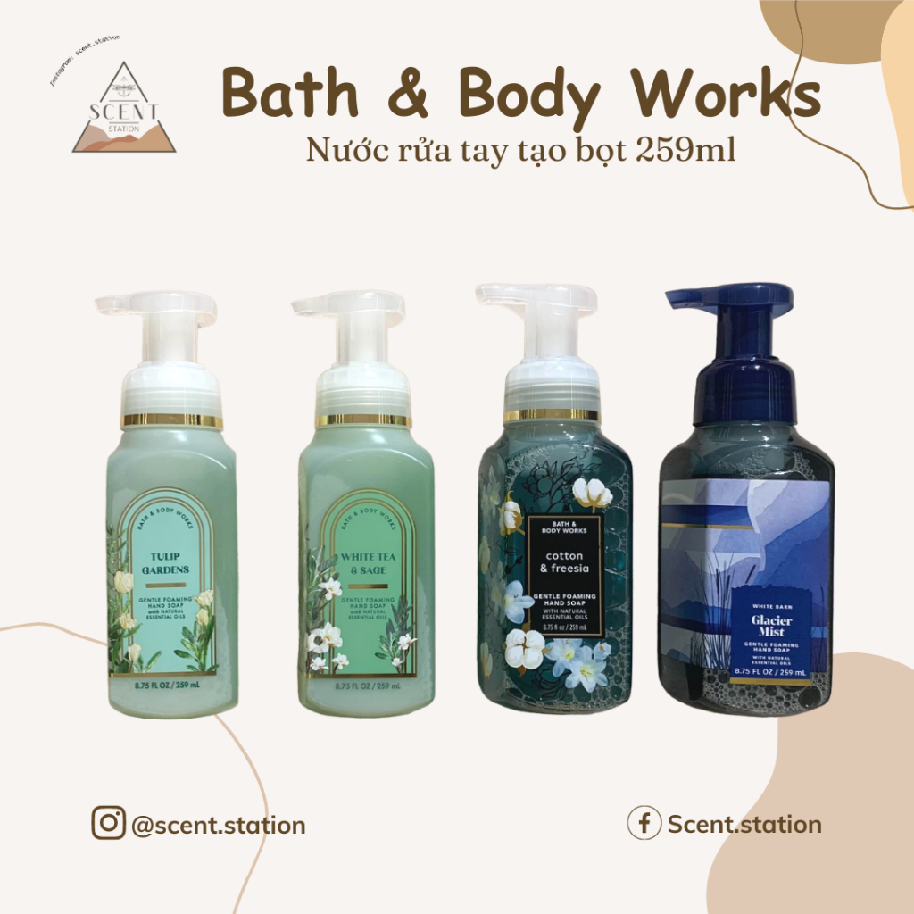 Nước rửa tay tạo bọt Bath and Body Work 259ml