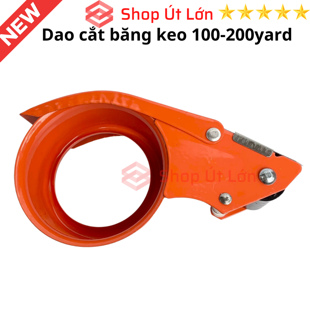 Dao cắt băng keo 100yard - 200yard sắt lưỡi thép, chất liệu Kim loại
