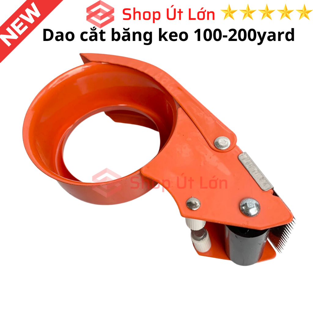 Dao cắt băng keo 100yard - 200yard sắt lưỡi thép, chất liệu Kim loại