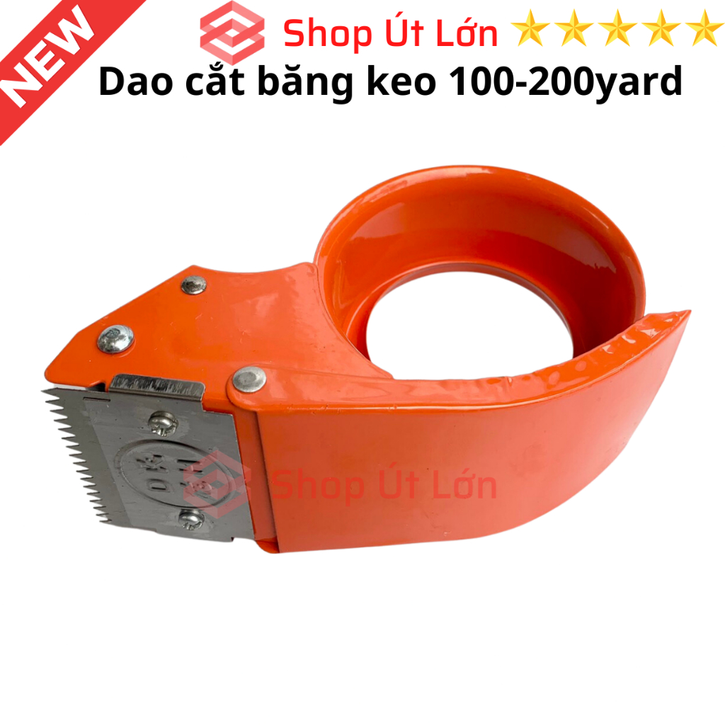 Dao cắt băng keo 100yard - 200yard sắt lưỡi thép, chất liệu Kim loại