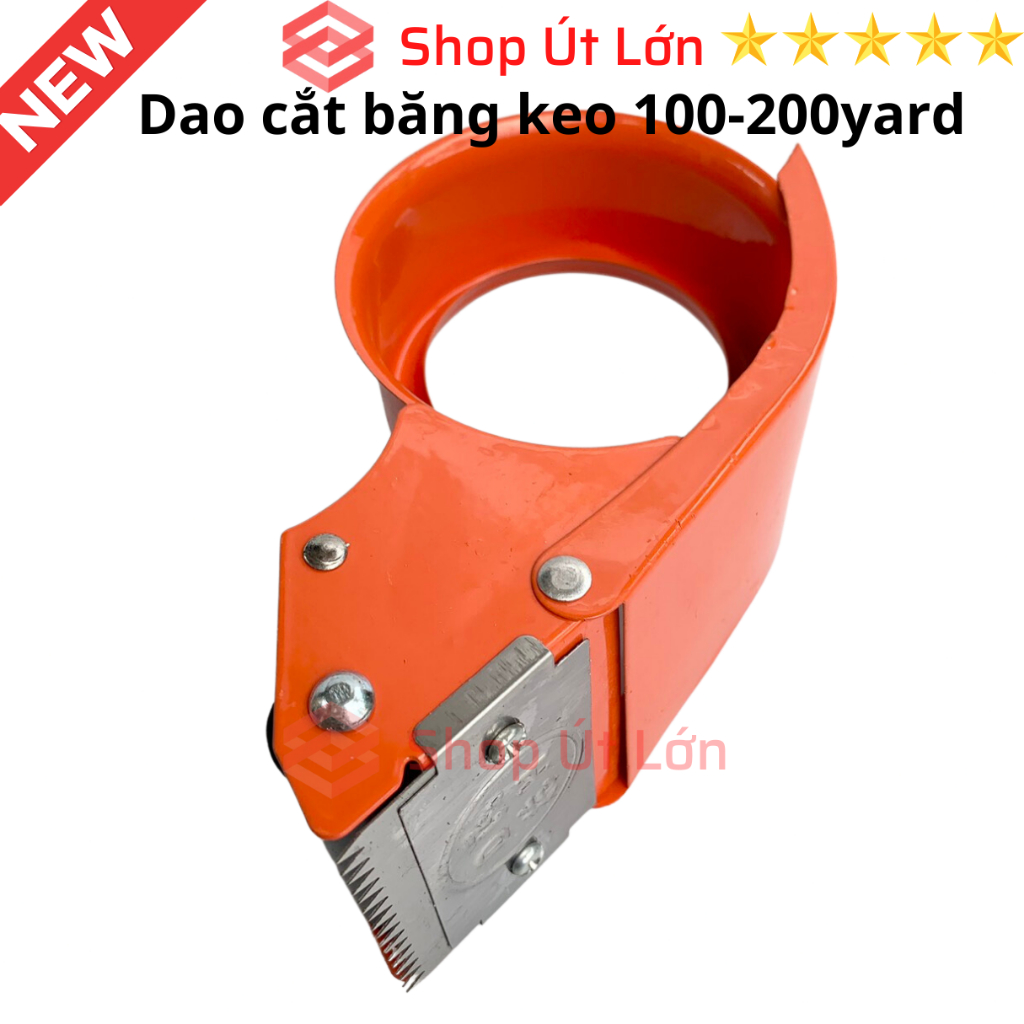 Dao cắt băng keo 100yard - 200yard sắt lưỡi thép, chất liệu Kim loại