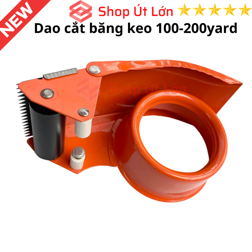 Dao cắt băng keo 100yard - 200yard sắt lưỡi thép, chất liệu Kim loại