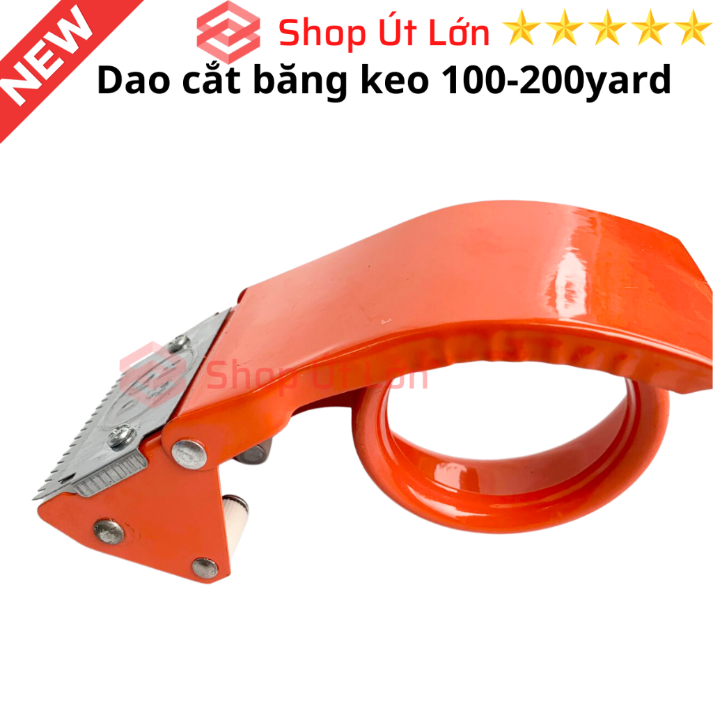 Dao cắt băng keo 100yard - 200yard sắt lưỡi thép, chất liệu Kim loại