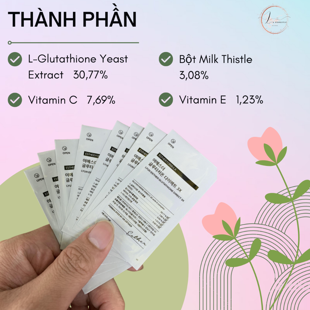 Film Ngậm Trắng Da Glutathione Hàn Quốc Giúp Làm Cải Thiện Trắng Sáng Làn Da Hiệu Quả Từ Sâu Bên Trong