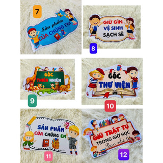 Góc trưng bày trang trí lớp