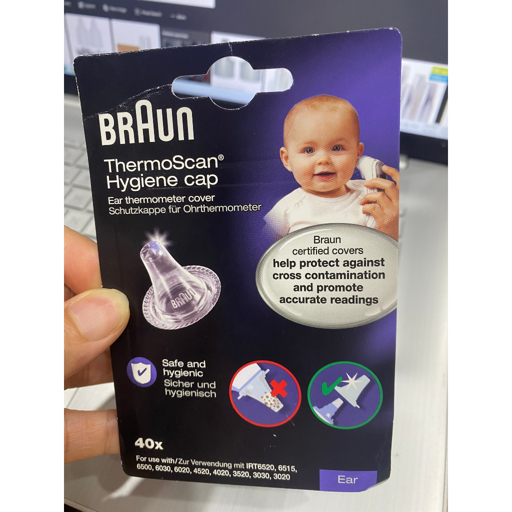 Nắp bọc đầu dò cho nhiệt kế đo tai Braun LF 20 - SP chính hãng Braun - Made in USA