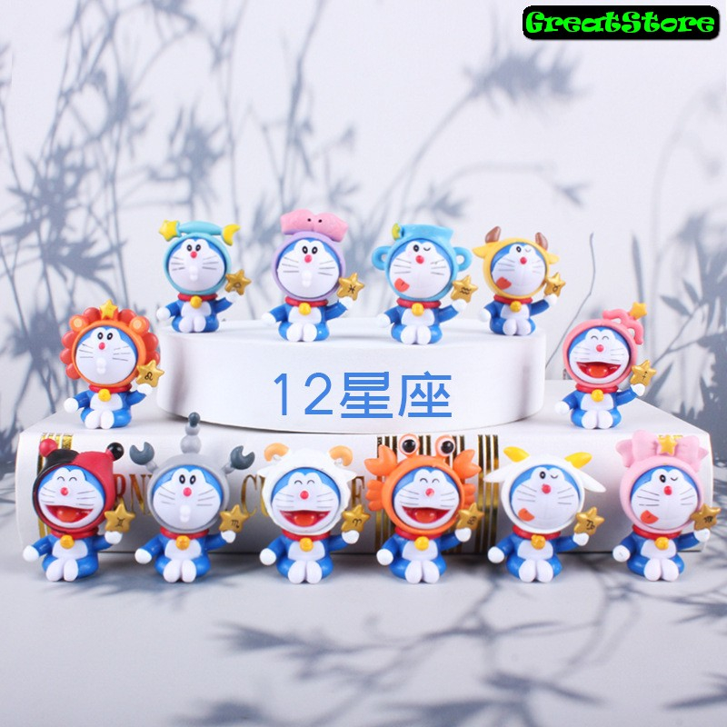 Mô hình Doraemon phiên bản 12 cung hoàng đạo  Figure 5 cm