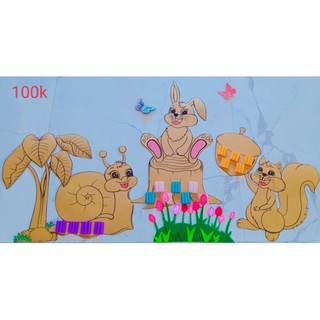 Góc trang trí mầm non steam, góc steam, góc bé đến lớp bé ở nhà
