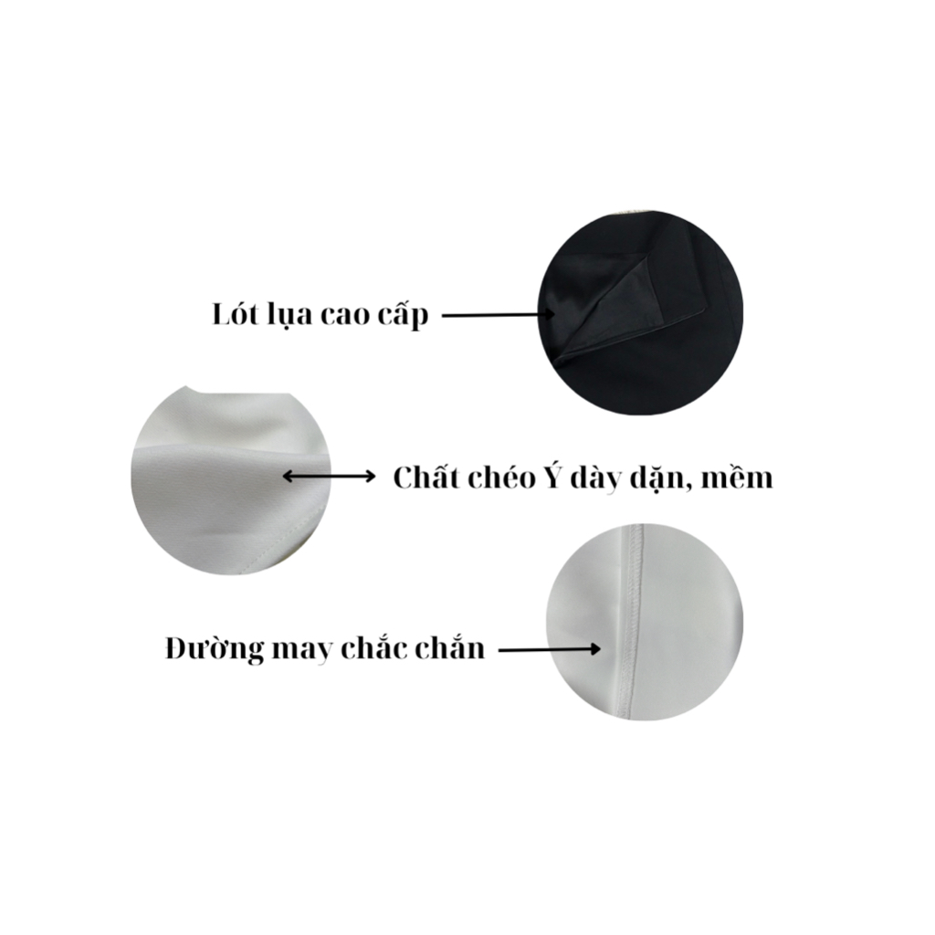 Chân váy công sở thiết kế xếp ly lệch một bên M.A.Y Clothing VHN089, chất liệu chéo Ý dày dặn, mềm mịn | BigBuy360 - bigbuy360.vn