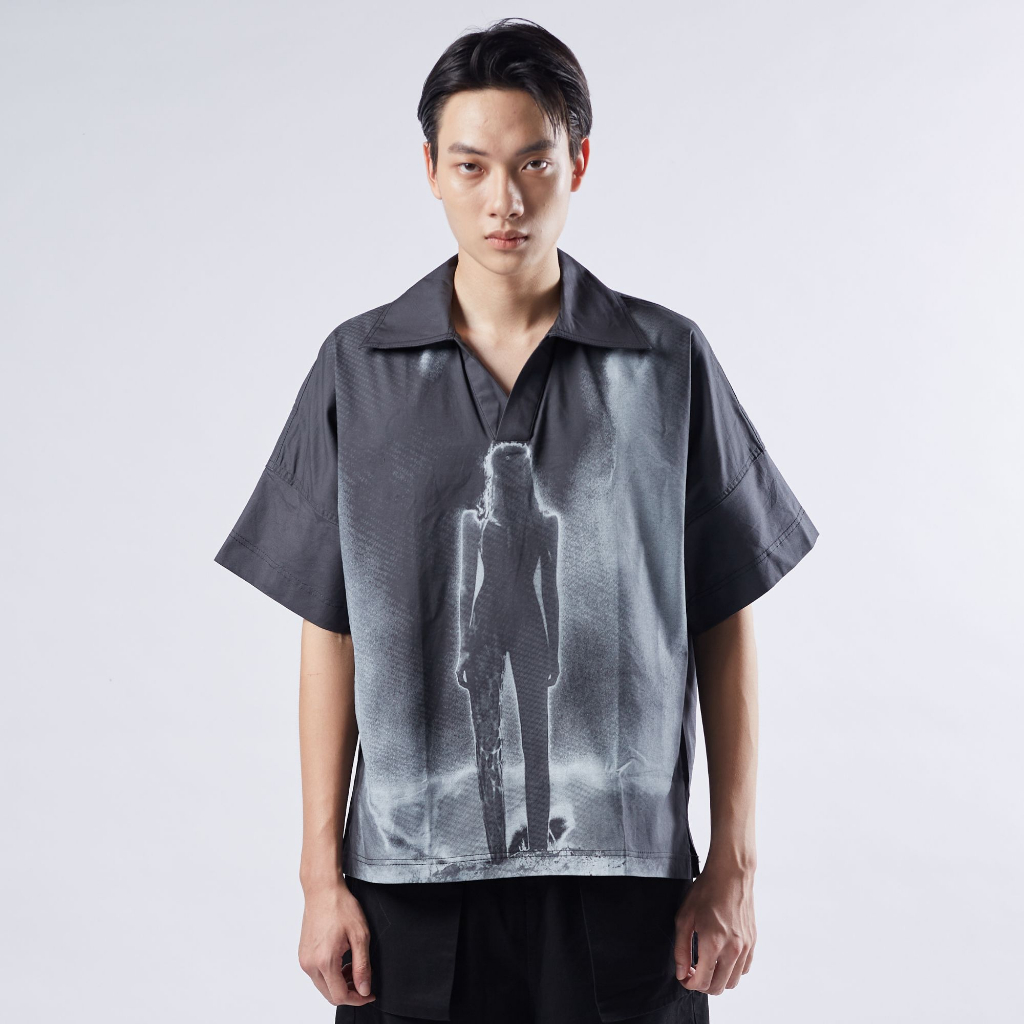 Áo Polo Boxy SNAZZY Unisex Chất Liệu Kaki Chính Hãng - APOCALYPSE