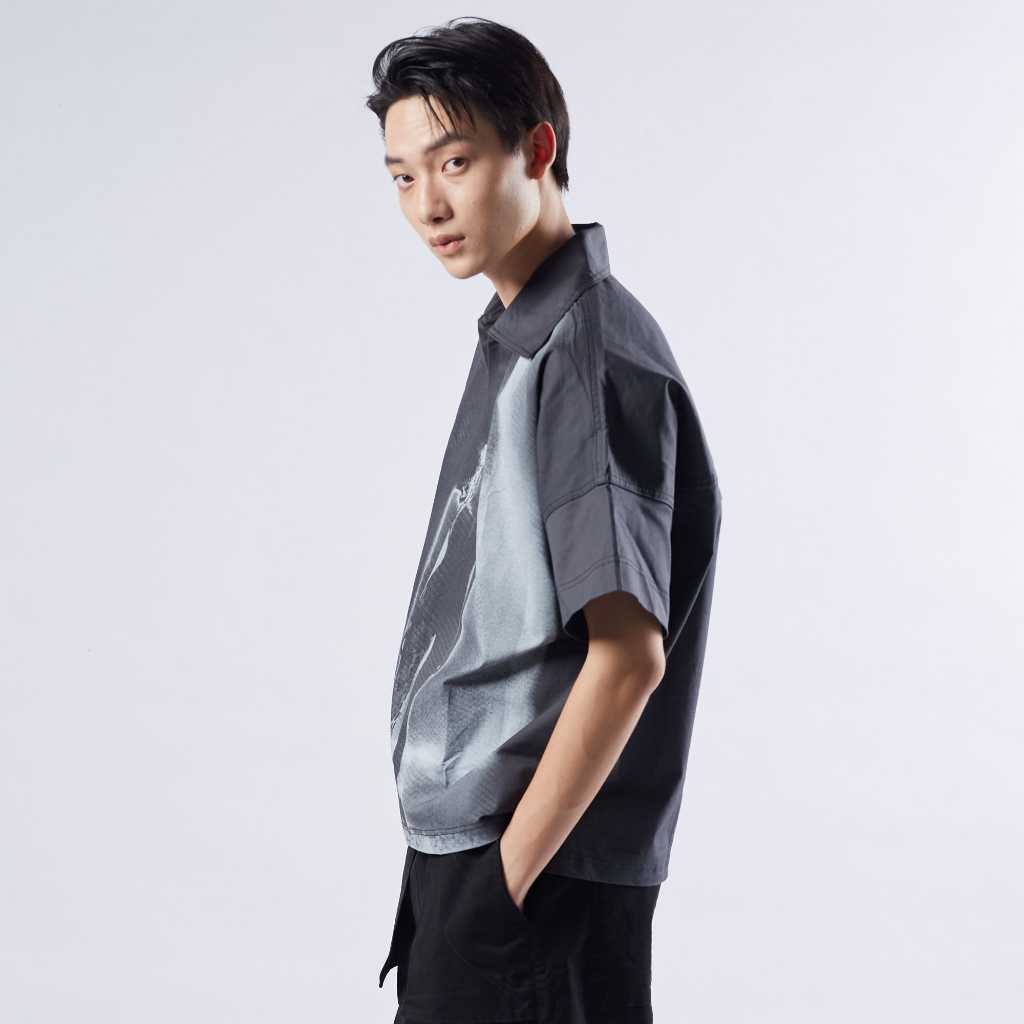 Áo Polo Boxy SNAZZY Unisex Chất Liệu Kaki Chính Hãng - APOCALYPSE