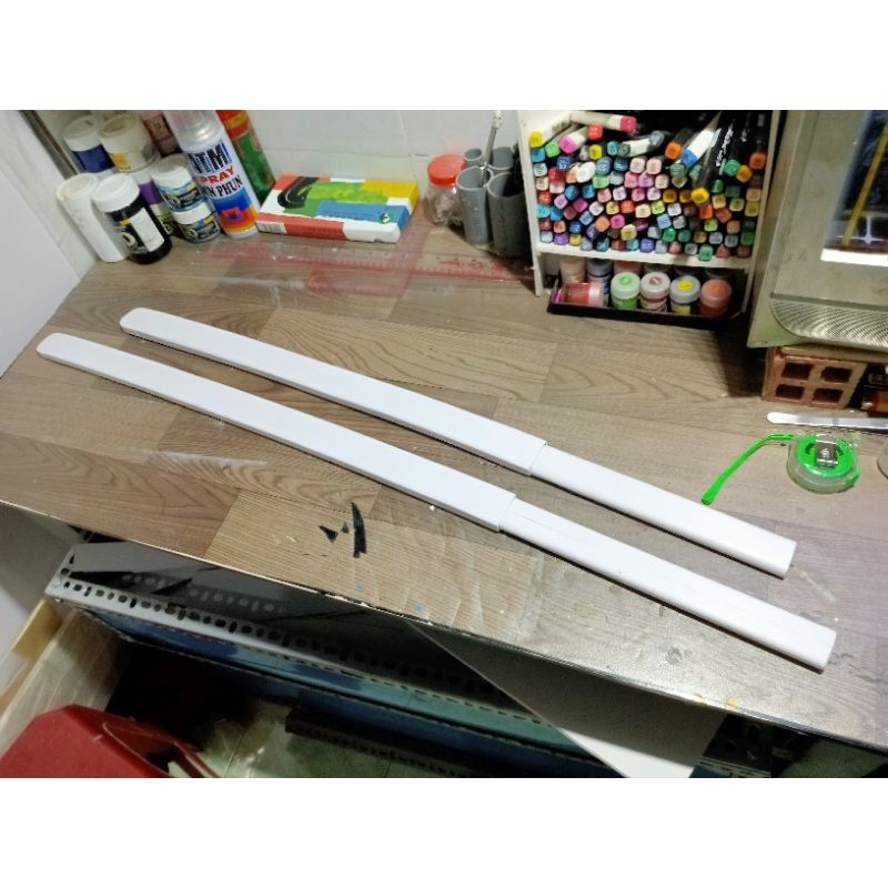 Mô hình katana chưa tô màu bằng formex 85cm và 1mét