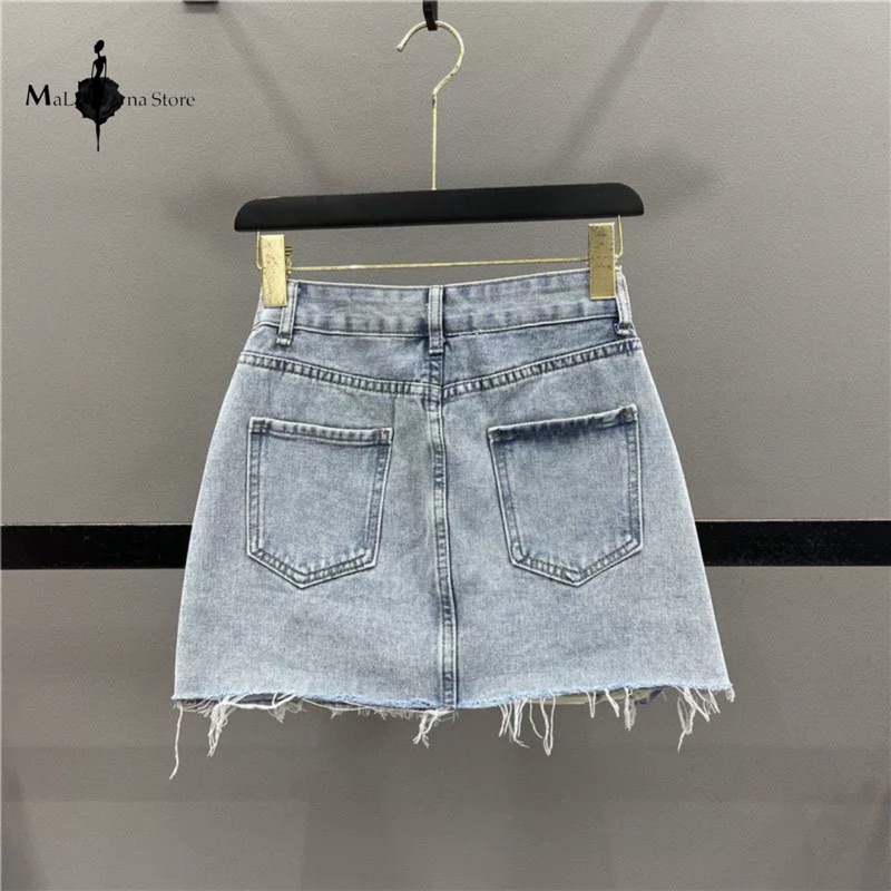 Chân Váy Jeans Rách MaLina