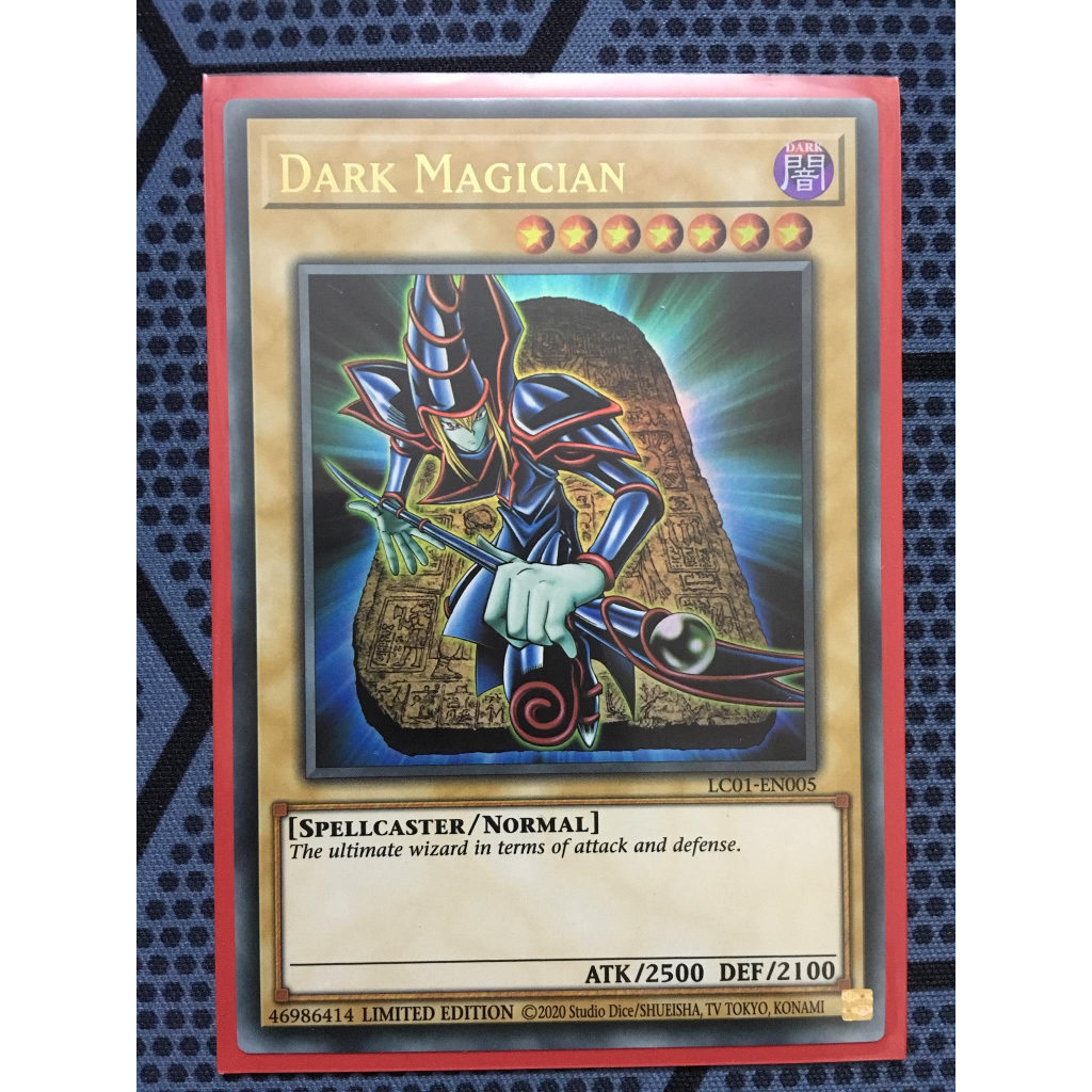 Bài yugioh thời đầu duel monster - Dark Magician - LC01-EN005 - Ultra Rare Limited Editon