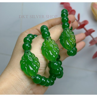 Chuỗi tay mã não 10 ly mặt hồ ly chín đuôi khắc tay đá chalcedony mang may mắn bình an