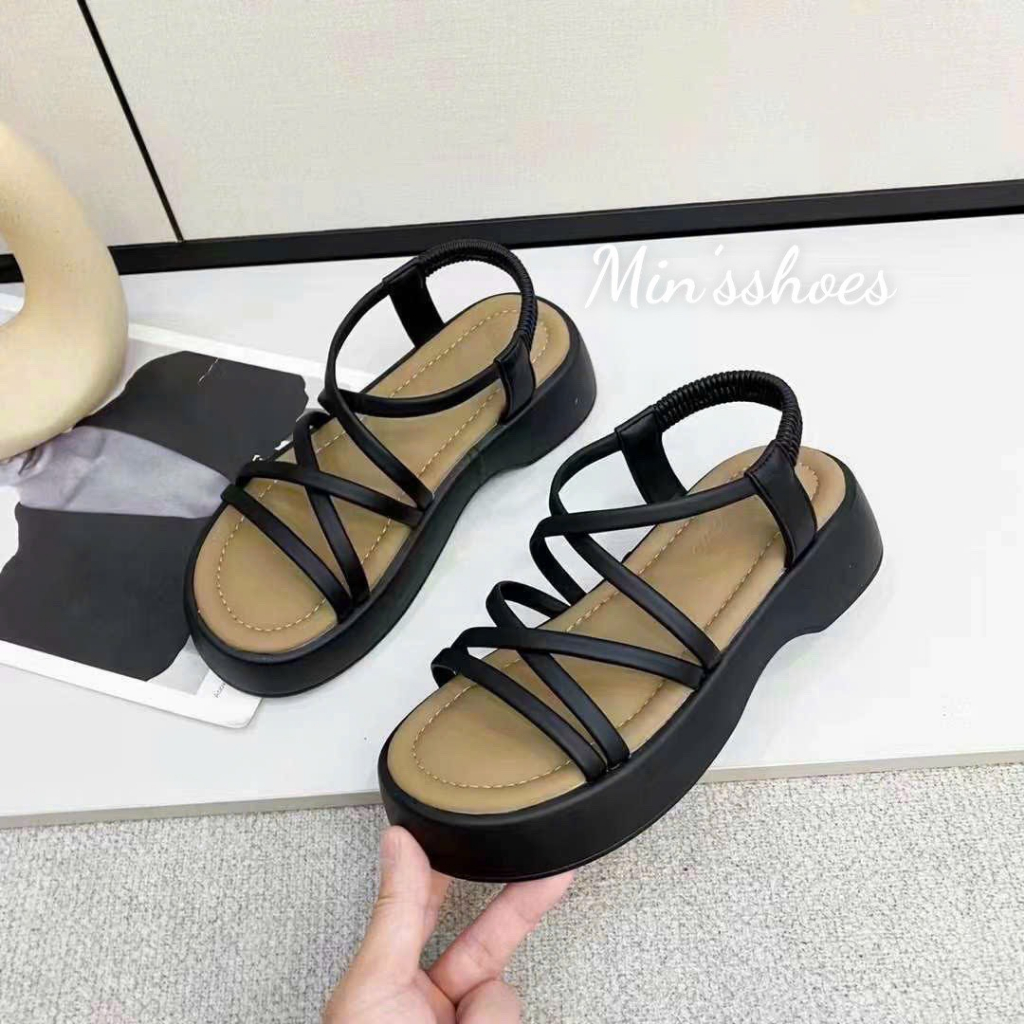 Min's Shoes - S532 Dép Sandal Dây Form Rộng Nên Đi Lùi Size