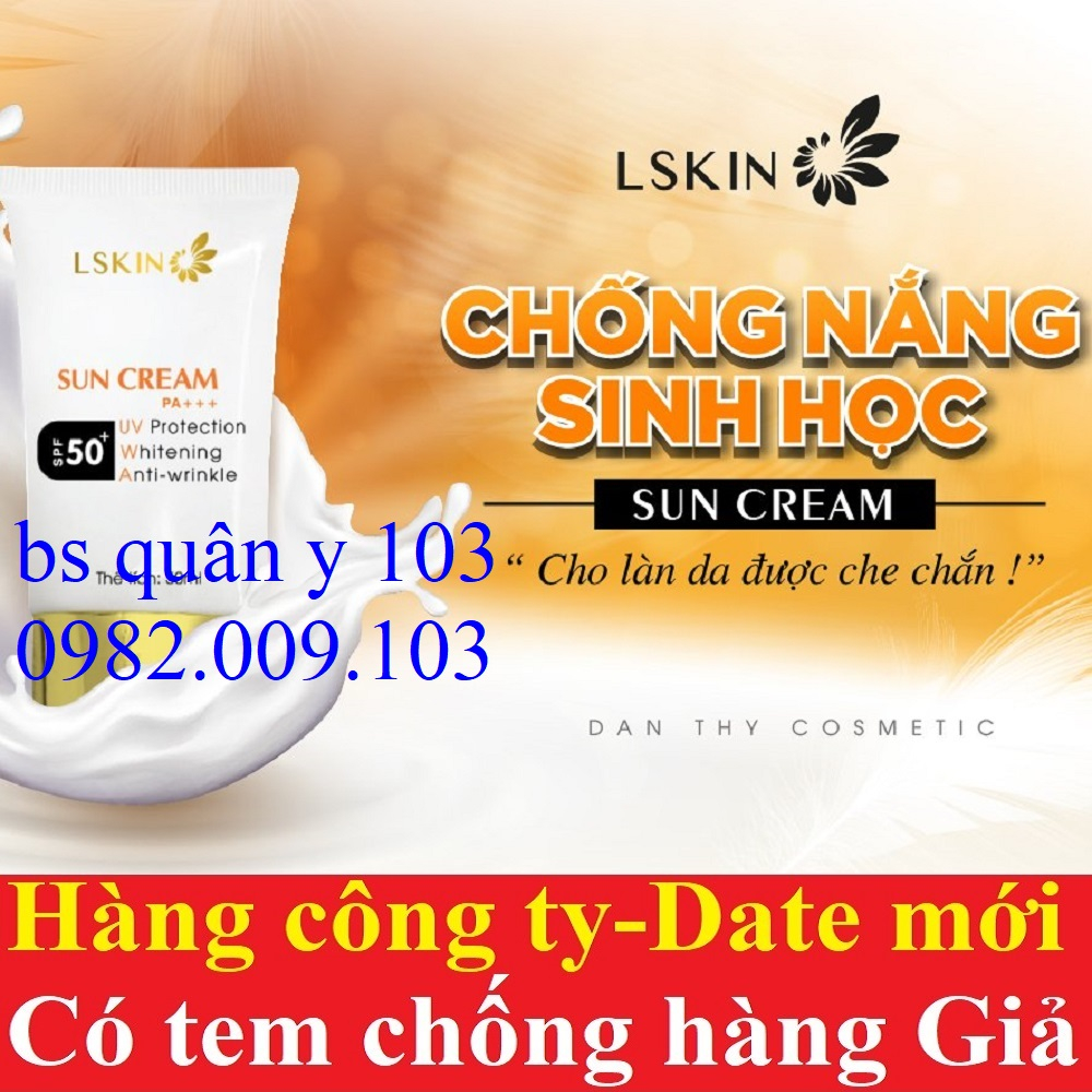 Kem chống nắng sinh học sun cream lskin đan thy thi (hàng mới về date mới chính hãng)