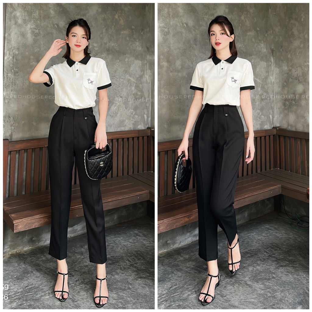 Quần baggy cạp liền