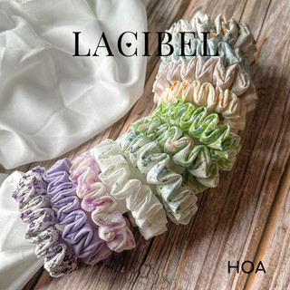 Scrunchies LACIBEL size nhỏ, dây buộc tóc hoa nhí handmade