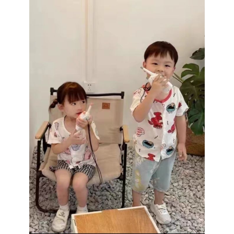 Đồ Chơi Bộ Đàm Cho Bé Combo 2 Cái Đa Chiều 2 Kênh Phạm Vi 300m Cho Trẻ Vui Chơi Thú Vị