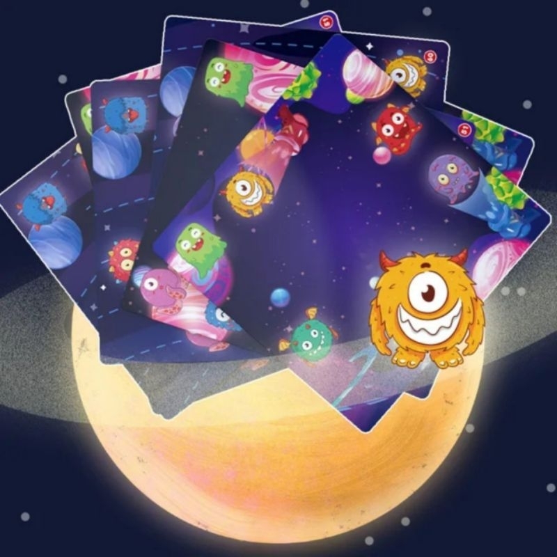 Đồ Chơi Board Game Xếp Hình Đèn Pin Bắt Ma Ghost Catchers 30 Thẻ 60 Cấp Độ Thông Minh Sáng Tạo Cho Bé