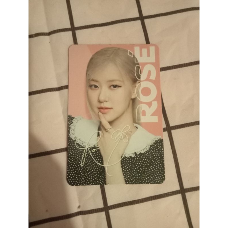 [OFFICIAL] Card Rosé BlackPink Oreo