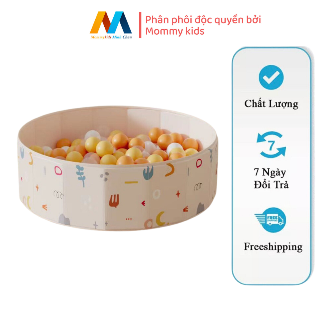 QUÂY CŨI NHỰA CHO BÉ MẪU GẤU TẶNG THẢM, 100 BÓNG NHỰA NGUYÊN SINH MIỄN PHÍ VẬN CHUYỂN TOÀN QUỐC