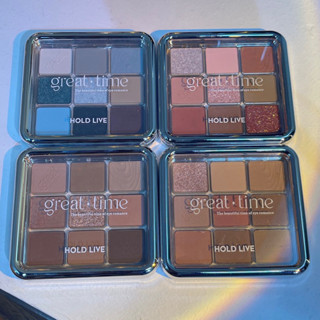   Holdlive  Bảng Phấn Mắt 9 Ô HOLD LIVE Great Time 