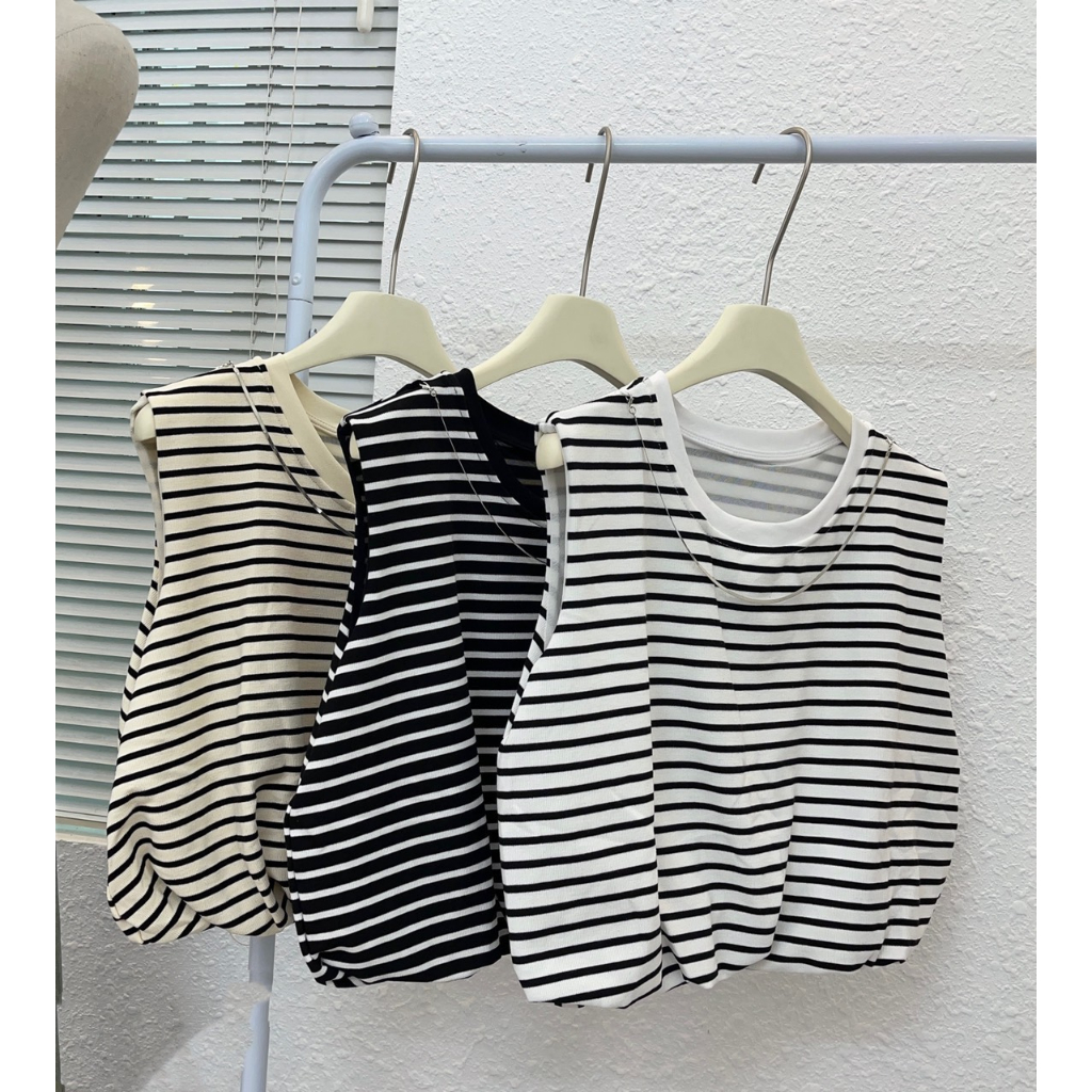 Áo kẻ bồng dây xích