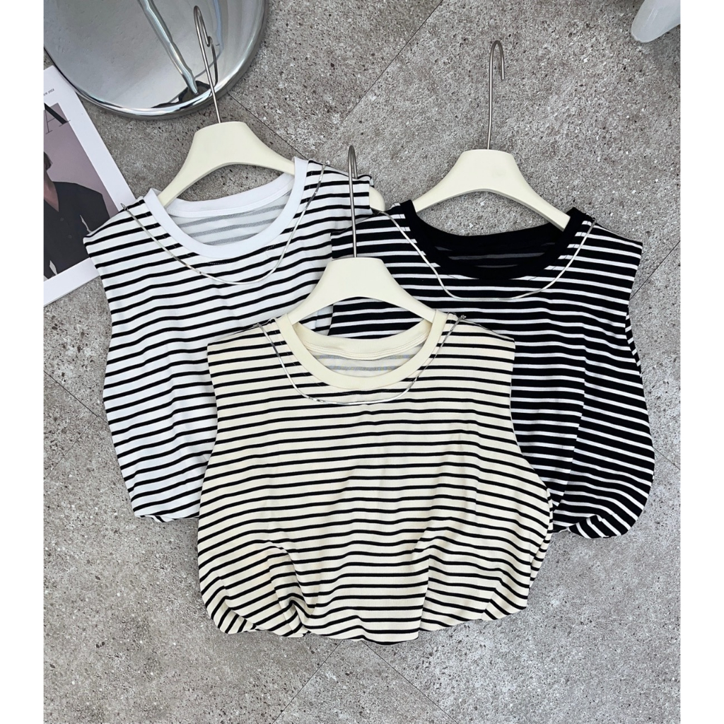 Áo kẻ bồng dây xích