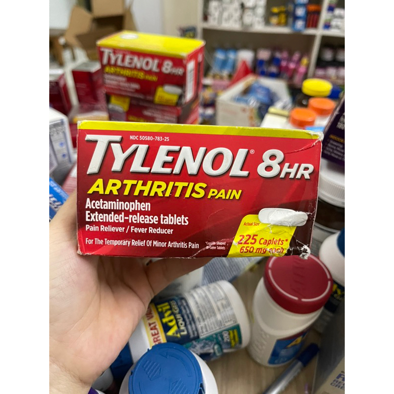 Thanh lý viên týlenol xấu vỏ 650mg date 2025