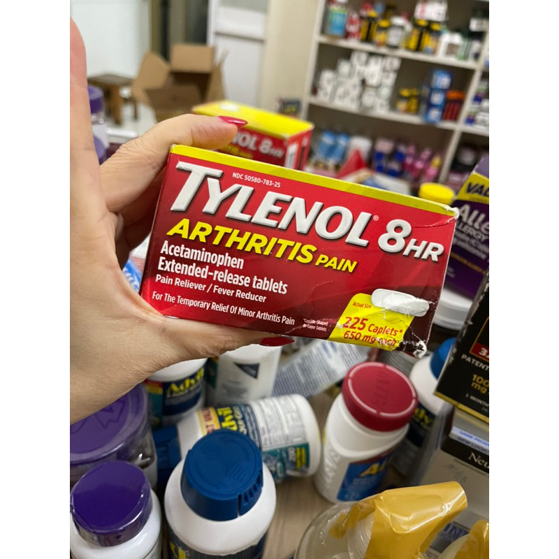 Thanh lý viên týlenol xấu vỏ 650mg date 2025