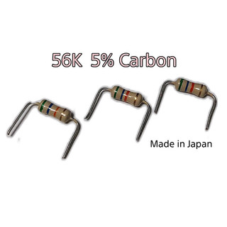 Điện trở 56k 1/4w 0,25w 5% carbon nhật
