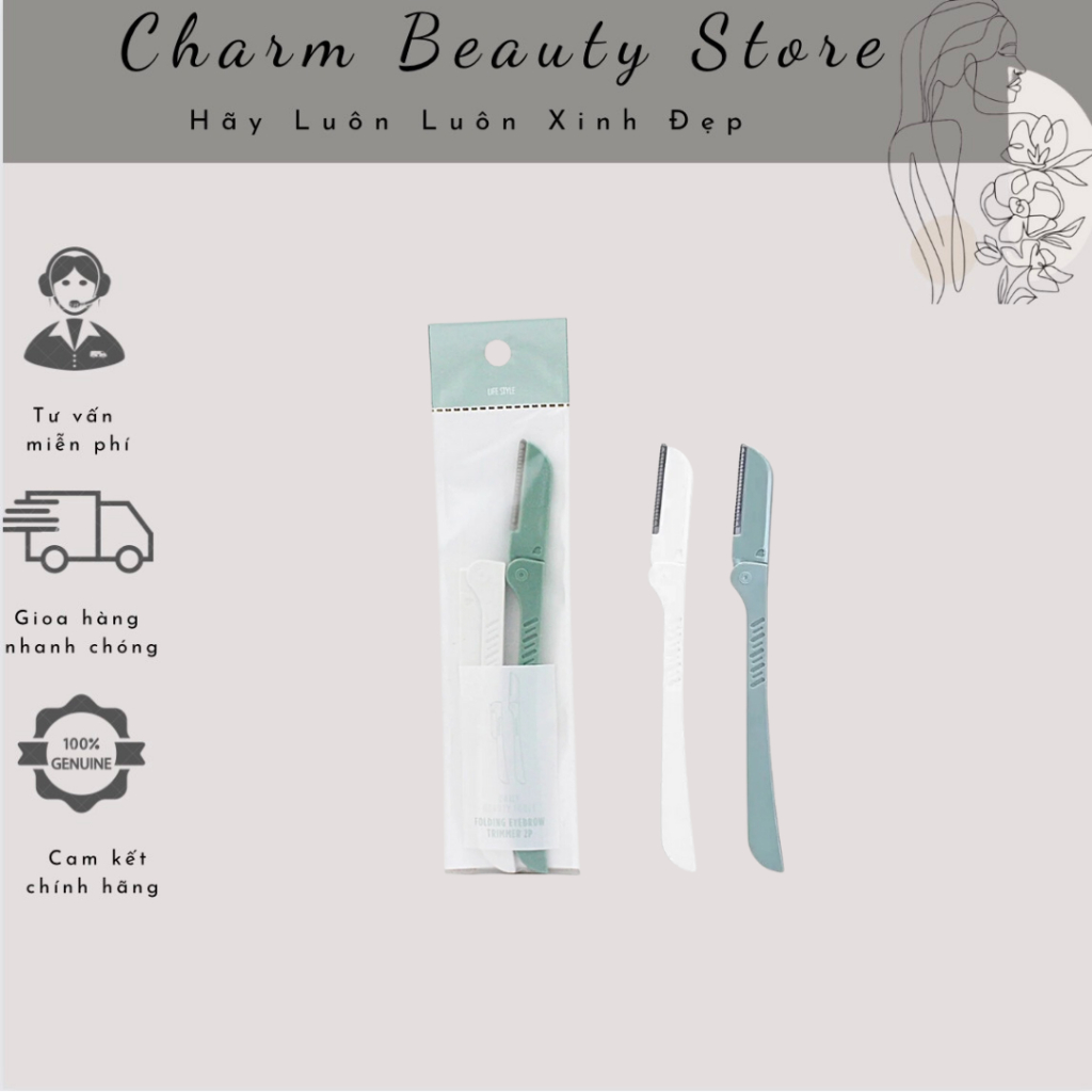 Bộ 2 Dao Cạo Lông Mày The Face Shop